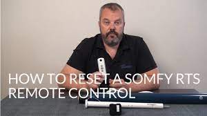 how to reset a somfy remote control