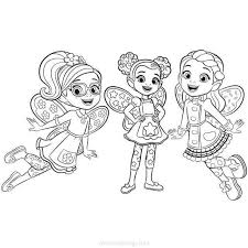 Butterbean cafe free coloring pages. Fairies From Butterbean S Cafe Coloring Pages Xcolorings Com
