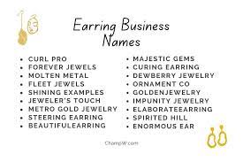 550 earring business names that are