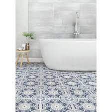 blue l stick vinyl tile flooring