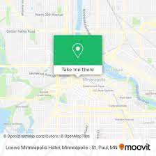 how to get to loews minneapolis hotel