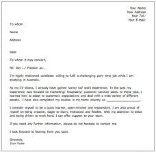 Youth Worker Cover Letter Sample