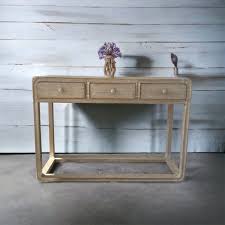 Peking Console Table With 3 Drawers