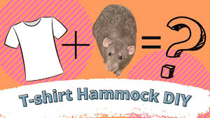 t shirt rat hammock diy you