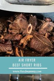 air fryer beef short ribs food mamma