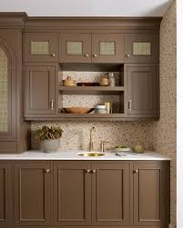 chocolate brown kitchen cabinets design
