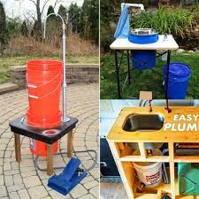 The outdoor sink and bbq folding table is ideal for cleaning fish and cooking after a long day of fishing or camping. 10 Diy Camping Sink Ideas That You Can Easily Make