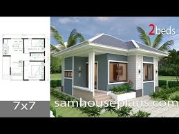House Plans 7x7 With 2 Bedrooms Full
