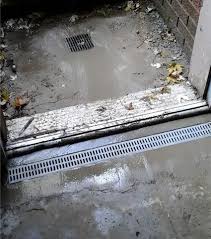 Grated Drain Pipe System Basement
