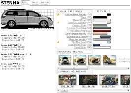 Toyota Sienna Touchup Paint Codes Image Galleries Brochure