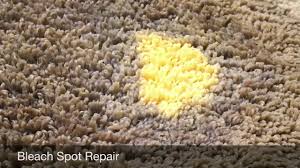 how to fix bleach stain on carpet