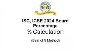 formula to calculate cisce isc icse