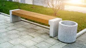 Bench With Concrete And Wood