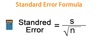Standard Error Formula Examples Of