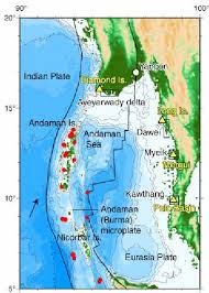The epicenter of these earthquakes is directly above where the earthquake actually started along the fault line. Tectonic Map Showing The Epicenter Of The Sumatra Earthquake And Download Scientific Diagram