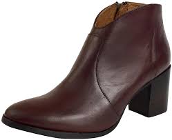 Frye Red Brown New Nora Leather Zip Women S Ankle Boots Booties Size Us 9 Regular M B 57 Off Retail