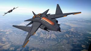 sci fi fighter jet 3d max