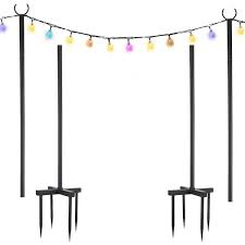 String Light Poles For Outdoor String