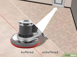 how to buff floors with pictures