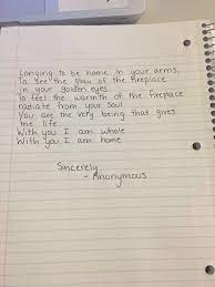 write an anonymous letter to a person