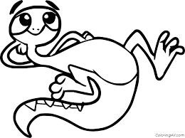 Maybe you would like to learn more about one of these? Cartoon Funny Lizard Coloring Page Coloringall