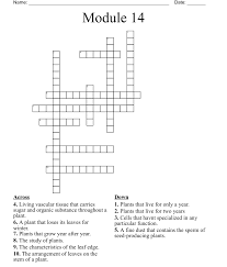 Horticulture Crossword Wordmint