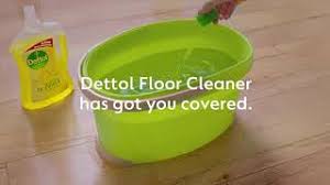 dettol floor cleaner turn the floor