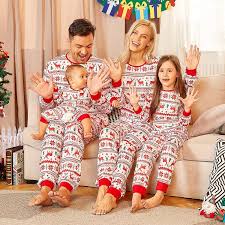 matching family pajamas christmas sets