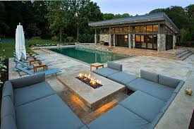 Fire Pits And Contemporary Patios