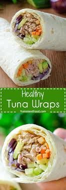 healthy tuna wraps recipe from