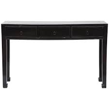 chinese black lacquered console circa