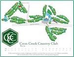 Scorecard and Course Map - Cress Creek CC