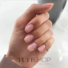 dot manicure light pink kupić polka