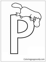 Platypus is a developer tool that creates native macos application wrappers around scripts. Letter P Is For Platypus Coloring Page Free Coloring Pages Online