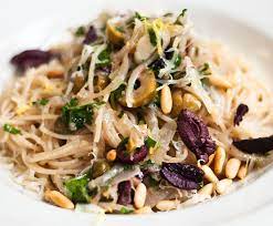 Pasta With Anchovies Capers And Olives gambar png