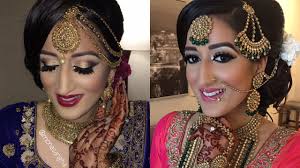 cali vlog indian bridal makeup