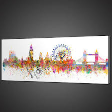 london cityscape panoramic canvas print
