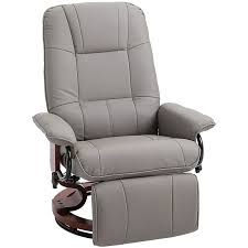homcom manual recliner chair armchair