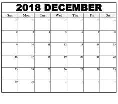 13 Best December Calendar 2018 Printable Template Images 2018
