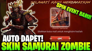 Kode redeem free fire januari 2020. Zombie Samurai Free Fire Event Ff Terbaru 2020 Gameol Id