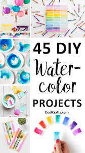 Miyaz paint brushes will help you get started! 45 Diy Watercolor Projects Ideas You Can Try With Your Kids Cool Crafts