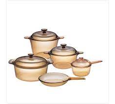 Visions Glass Cookware 9 Piece Set