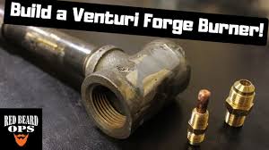 how to build a venturi forge burner for