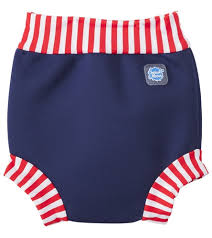 Splash About Happy Nappy Red Stripe Swim Diaper At Swimoutlet Com