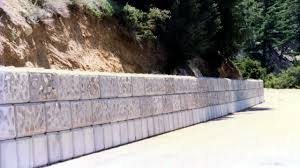 Large Concrete Block Retaining Walls