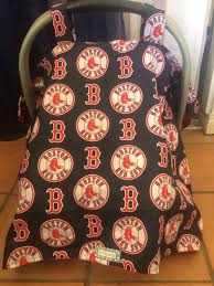 Boston Red Sox Baby Car Seat Canopy Car