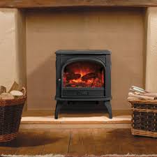 Glass or ceramic cookware looks beautiful, but. Dovre 425 Matt Black Cast Iron Electric Stove A Bell Electric Stoves