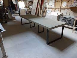 Concrete Dining Table H H Bespoke