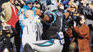 cam newton shares sweet moment with