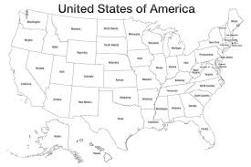 Huge Coloring Poster Us Map United